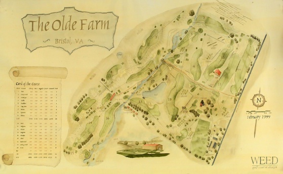 TOF Golf Course Map